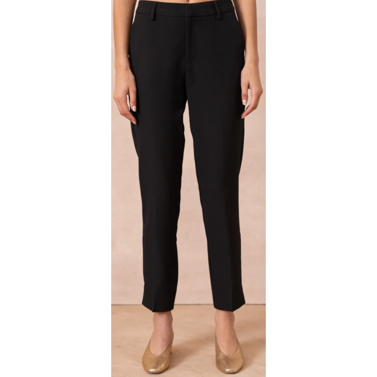 Pantalon droit cigarette noir